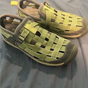 Chaco Green and Gray Outdoor Shoes